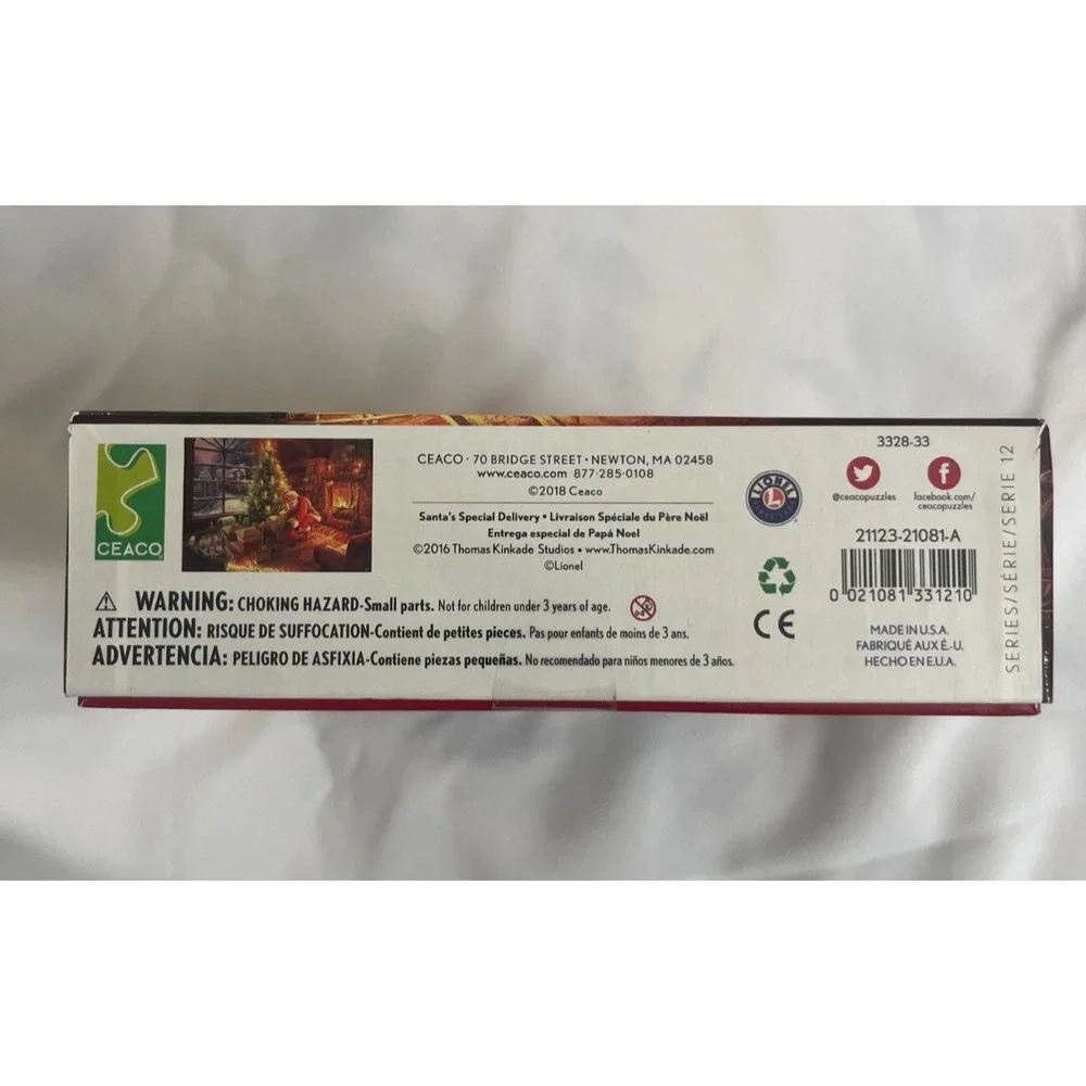 Thomas‎ Kinkade Santa's Special Delivery 1000 Piece Jigsaw Puzzle Ceaco New Box